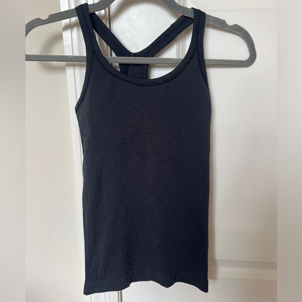 Size 2 BLK Lululemon Ebb to Street Tank Top